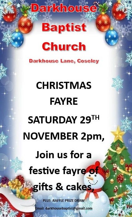 Darkhouse Baptist Church - Christmas Fayre